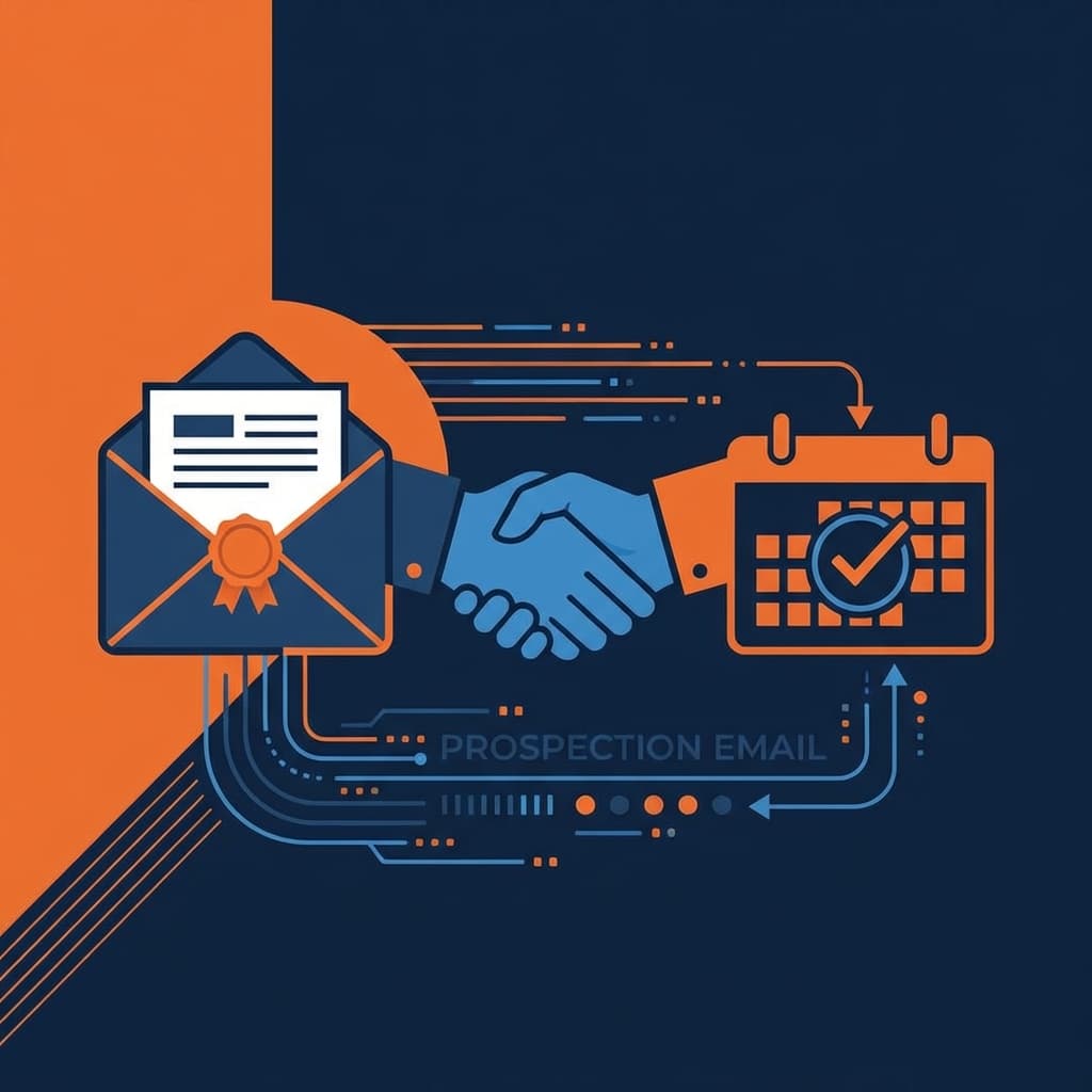 Prospection par email B2B : 5 étapes pour décrocher 3 fois plus de RDV - Guide prospection B2B et audit web Oplia