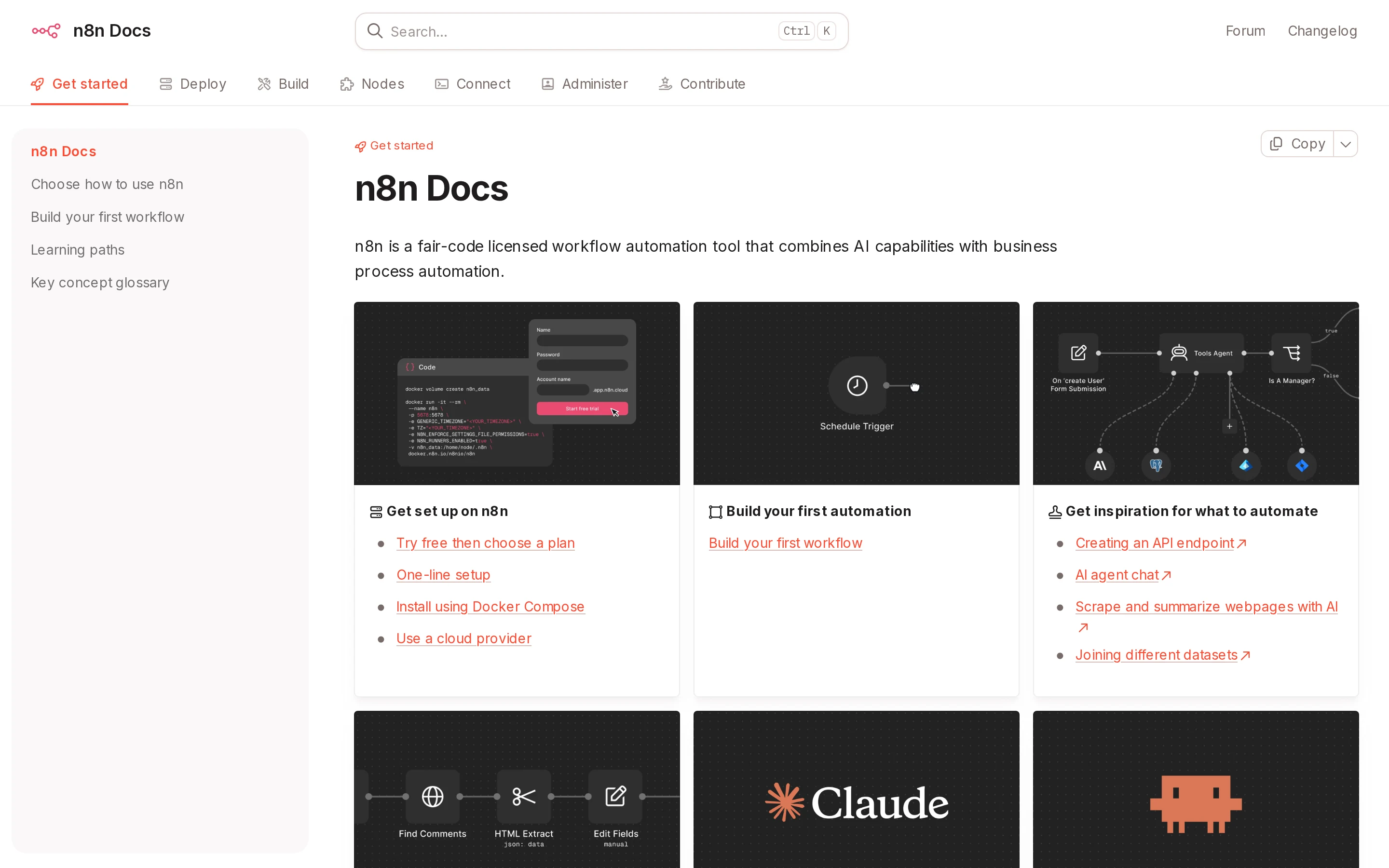 Plateforme d'automatisation n8n : workflows visuels connectés à plus de 500 applications