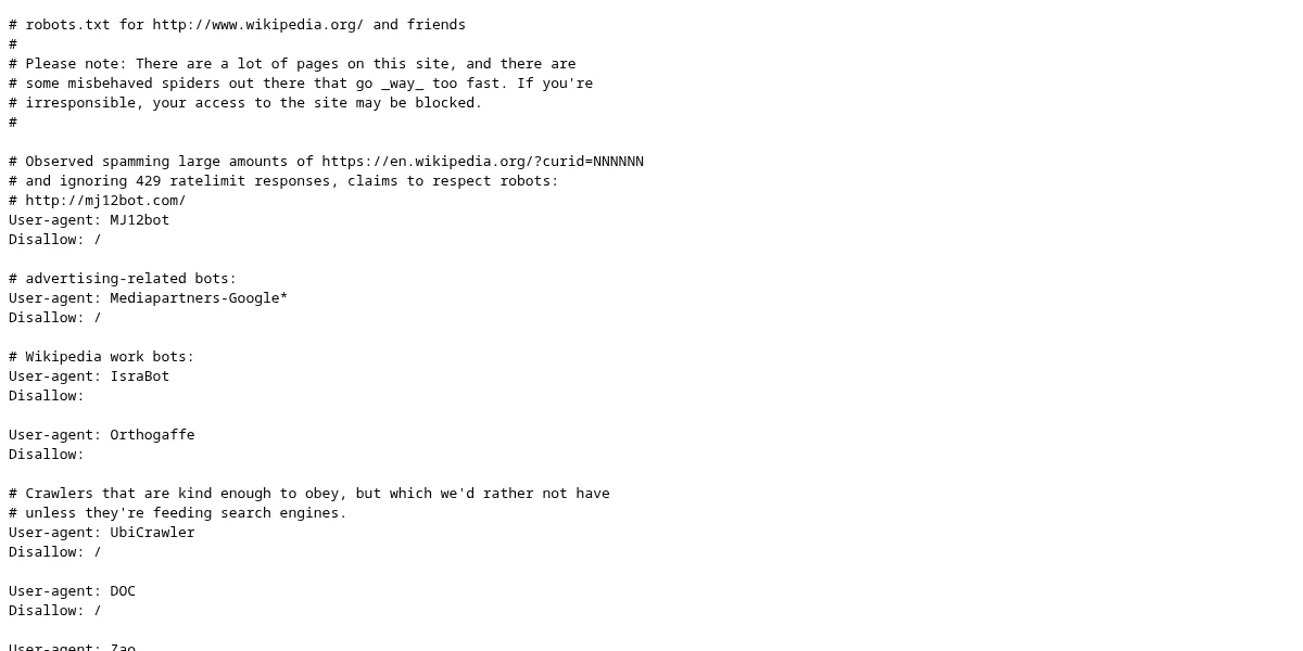 Robots.txt: total block vs corrected version — real file