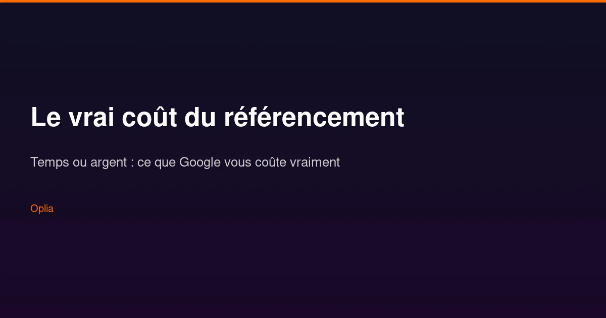 Le référencement sur Google est-il gratuit ?