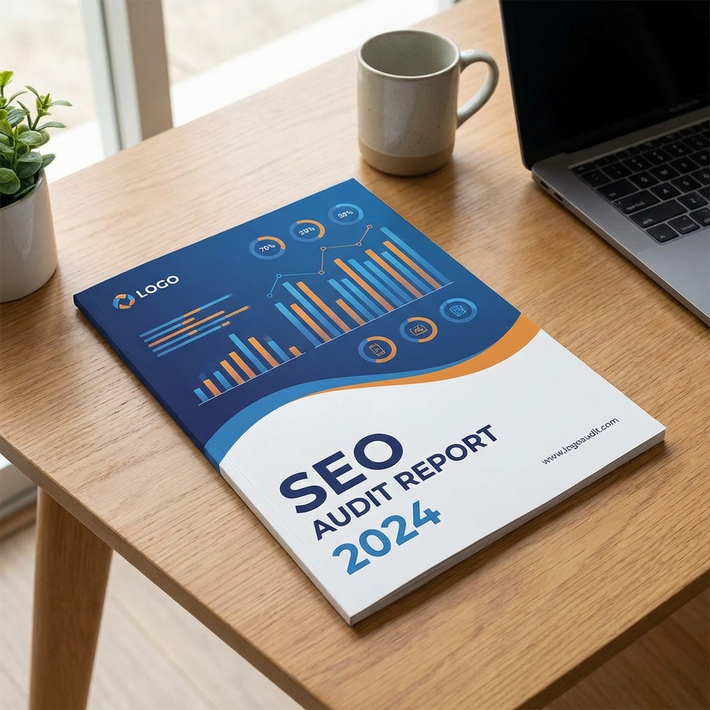 Comparaison entre un rapport d'audit SEO classique de 60 pages et un modèle optimisé de 10 pages