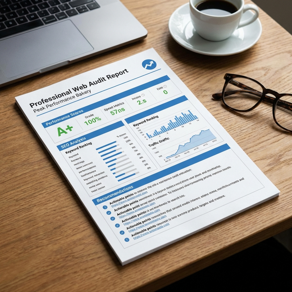 Exemple d'audit web gratuit pour PME - Analyse d'un cabinet comptable