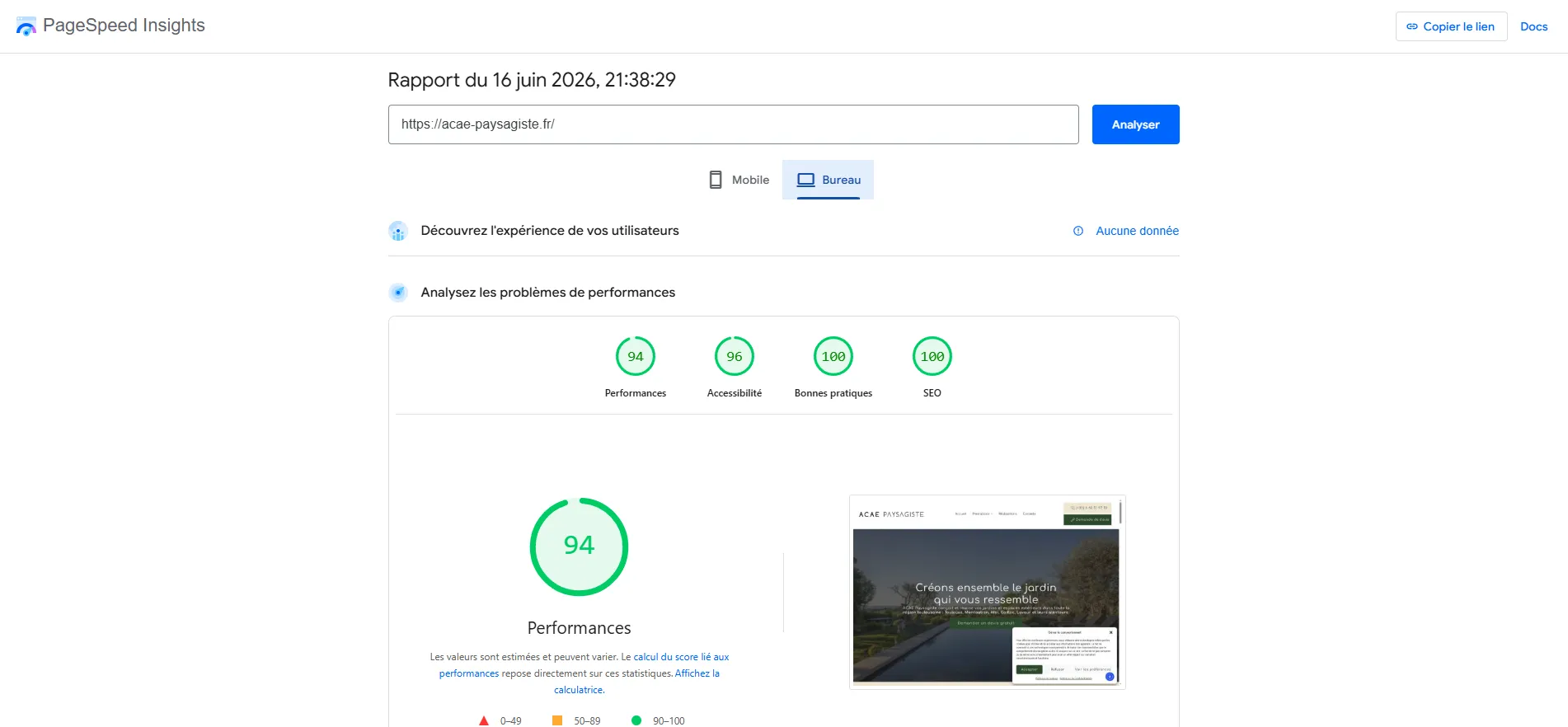 ACAE Paysagiste — SEO local & site multi-villes — Photo 2
