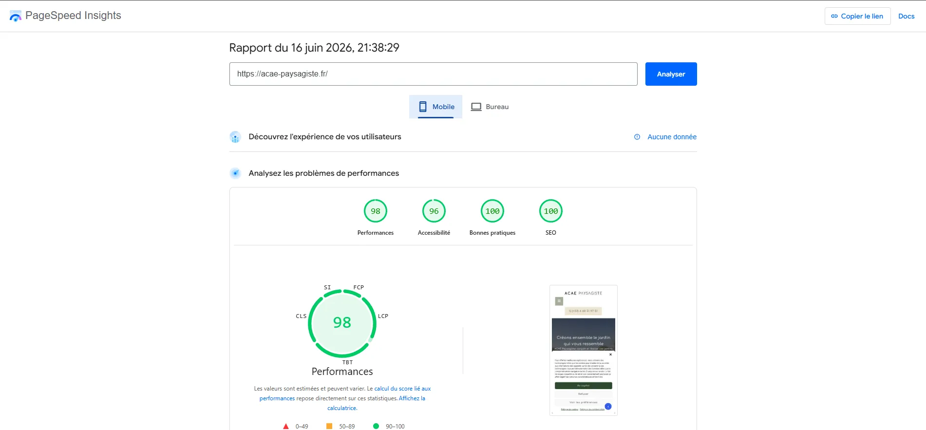 ACAE Paysagiste — SEO local & site multi-villes — Photo 3