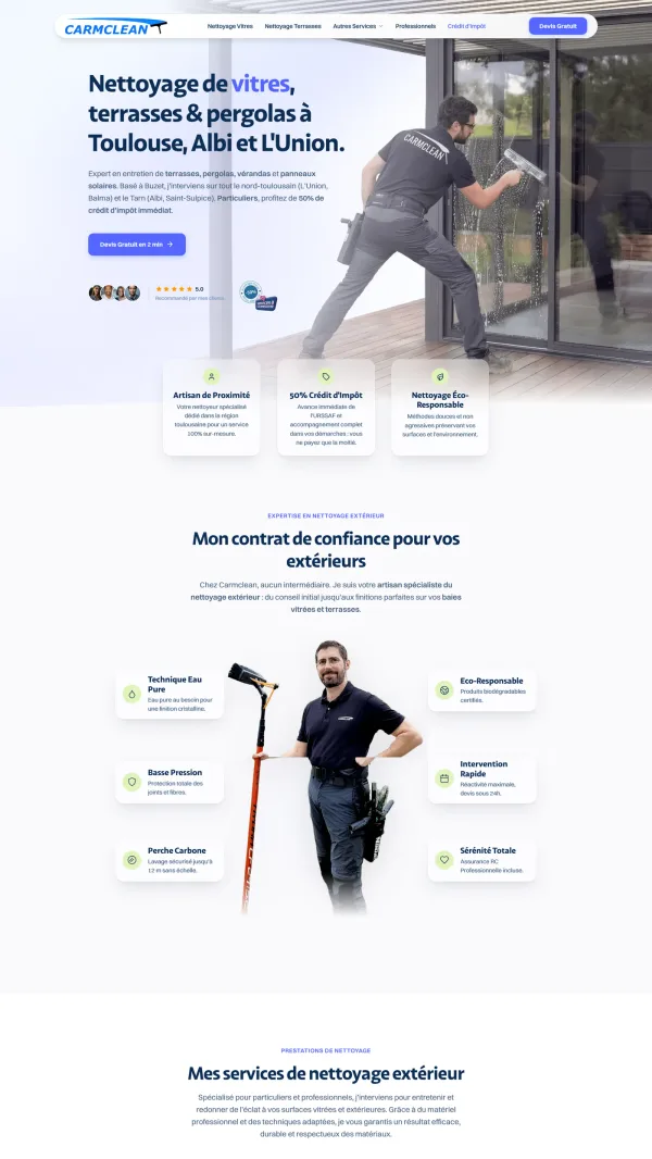 A website that drives customer calls